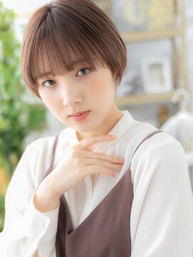 カバーヘア ブリス 大宮西口(COVER HAIR bliss) 韓国風艶カラー小顔マニッシュショートTb3大宮20代30代40代