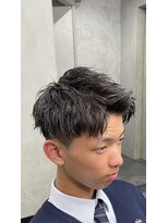 クロー(CROW)&nbsp;刈り上げツーブロック×王道アップバンク