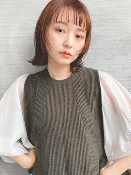 レクタ(RECTA) 似合わせカット切りっぱなしボブイメチェンカラーイルミナカラー