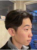 センターパートカルマパーマ