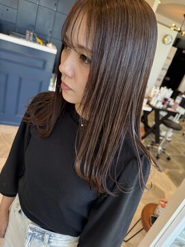 ラグ バイ シゲルカットクラブ 神田久志本店(lag) 大人かわいいシースルーバング