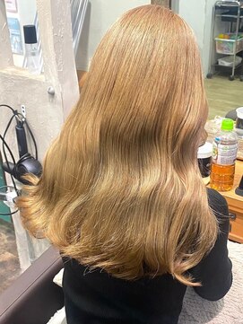 ロア 福岡天神本店(LORE) ダブルカラーベージュカラーケアブリーチカラーハイトーンカラー