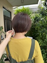 マツ 美容室(Matsu 美容室)&nbsp;ショートから伸ばし中のミニボブヘア