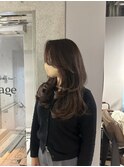 大人外国人風ロングレイヤー:Mayu Yamaoka
