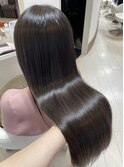 髪質改善で大人の艶髪へ【人気のダークアッシュブラウン】