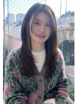 ロンド 表参道店(Lond)&nbsp;耳にかけても可愛い　レイヤースタイル