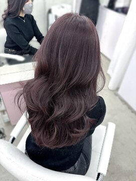 エヌアイ オモテサンドウ(ni omotesando) ラベンダーピンク×たっぷりレイヤー