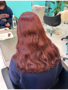 ユーナゴヤ(u nagoya) チェリーレッド/ワインレッド/ボルドーカラー/波巻き