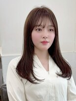 ネオリーブ クーロ(Neolive curro)&nbsp;韓国前髪顔周り×小顔レイヤー[横浜/縮毛矯正/美髪/イメチェン]