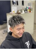 ホワイトメッシュツイスト