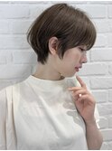 大人マッシュショート／丸みショート／イメチェン／30代40代50代