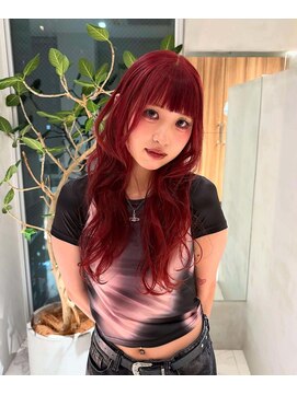 ガリカ 博多(Gallica) ケアブリーチ/暖色系カラー/チェリーレッド