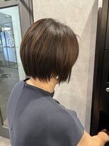 ハクバイジェービー 稲毛(hak by jb)&nbsp;丸型◎髪質改善カラーで作るアッシュベージュ[稲毛駅/白髪染め]