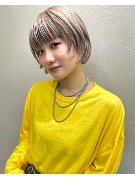 ヨーク(yoke) ボブ/ミニボブ/ハイトーン/ホワイトブロンド
