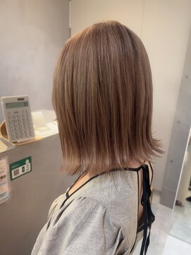 サンド 池袋(sand) 推しカラー/まろやかベージュ/ダブルカラー/池袋駅/ボブ