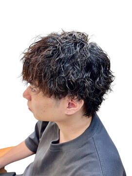 クオリス 上板橋店(QUALIS) 韓国風◎縦落ちツイスパ ラウンドマッシュ小顔