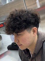 フィフスパーク(fifth PARK)&nbsp;渋谷スペインカールラルフカール刈り上げ高めツーブロックメンズ