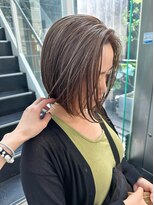 シェリ ヘアデザイン(CHERIE hair design)&nbsp;ボブ×ナチュラルハイライト