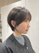 ローヴ 梅田(L'aube)&nbsp;ショートボブ  ショートカット　ハンサムショート　大人ショート