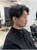 池袋センターパートスパイラルパーマ◎[池袋メンズ美容室］