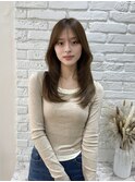 レイヤーカット 韓国ヘア 小顔 顔周り イメチェン 似合わせ 前髪