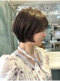 ●杉浦ショート/白髪前髪/ショートボブ/20代30代40代50代/銀座45