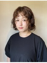 グラック(glac)&nbsp;ボブパーマ　抜け感パーマ　癖毛風パーマ