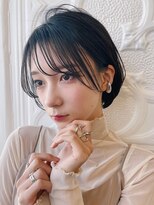 シンス 銀座(since) 小顔前髪似合わせカット/黒髪ナチュラルショートボブ【銀座駅】