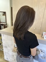 ジュエ ヘアー デザイン(Jue hair design)&nbsp;ナチュラル大人ハイライト/デザインカラー/セミロングレイヤー