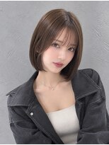 サムシング(Something.)&nbsp;大人ボブカット/こっくりブラウンカラーi艶カラー