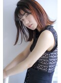 シースルーバング×外ハネロブ