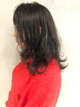 アルバム 渋谷パルコ(ALBUM) カーキアッシュレイヤー_アッシュブラウンネオウルフ_ba275981