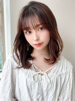 ラルユー 金山(LallYou)&nbsp;前髪パーマ/ショコラベージュ/ボブルフ/カール/ベビーバング