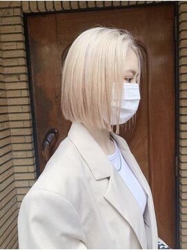 オルタ(OLTA) ブロンドボブ【ブリーチ/ケアブリーチ/インナーカラー】