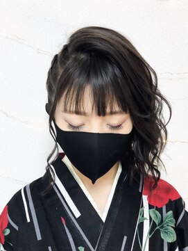 ジャルダンドフルー(Jardin de fleurs) コーンロウ風　ねじり