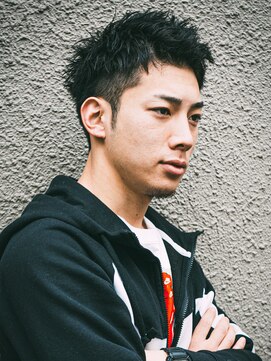 デフ(def) メンズ ツーブロック束感アップバング