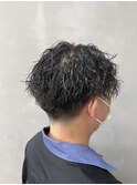 【武石】★センターパート×波巻きMIXパーマ★