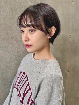 シーン(SCEN) マッシュショート　アッシュブラック