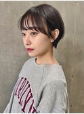 マッシュショート アッシュブラック