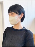 フェイスレイヤーボブ_グレージュカラーボブウルフ_ba400981