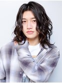 【ささき】キムタク風ロングウェーブパーマ/スパイラルパーマ