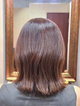 シェルビー 新宿(SHELBe) 韓国エギョモリ×ワンレンスタイル[新宿/髪質改善/ヘッドスパ]