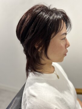 ノア(noah.) スタンダードウルフ／ナチュラルインナーカラー/ピンク系