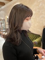 ビュートリアム265(BEAUTRIUM 265)&nbsp;セミロング/ロング/アッシュ/グレージュ/レイヤーカット/銀座