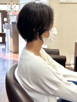 ヘアモード カクテル&nbsp;前髪なし×丸みショート【JUN】