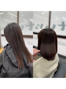 ナチュラル 泉中央店(Natural) 泉区　泉中央　縮毛矯正　髪質改善　トリートメント　艶髪カラー