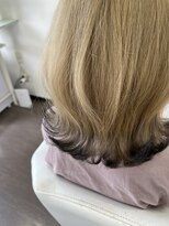 マクロヘアー(macro hair)&nbsp;裾カラー