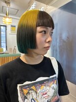 ロア インターナショナル 新宿店(LoA International)&nbsp;Balayage / ombre / long layer/ curtain bangs / English