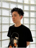 メンズ黒髪短髪 【スパイキーショート/刈り上げショート】 松村