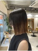 【ADORE横浜】切りっぱなし×長めボブ